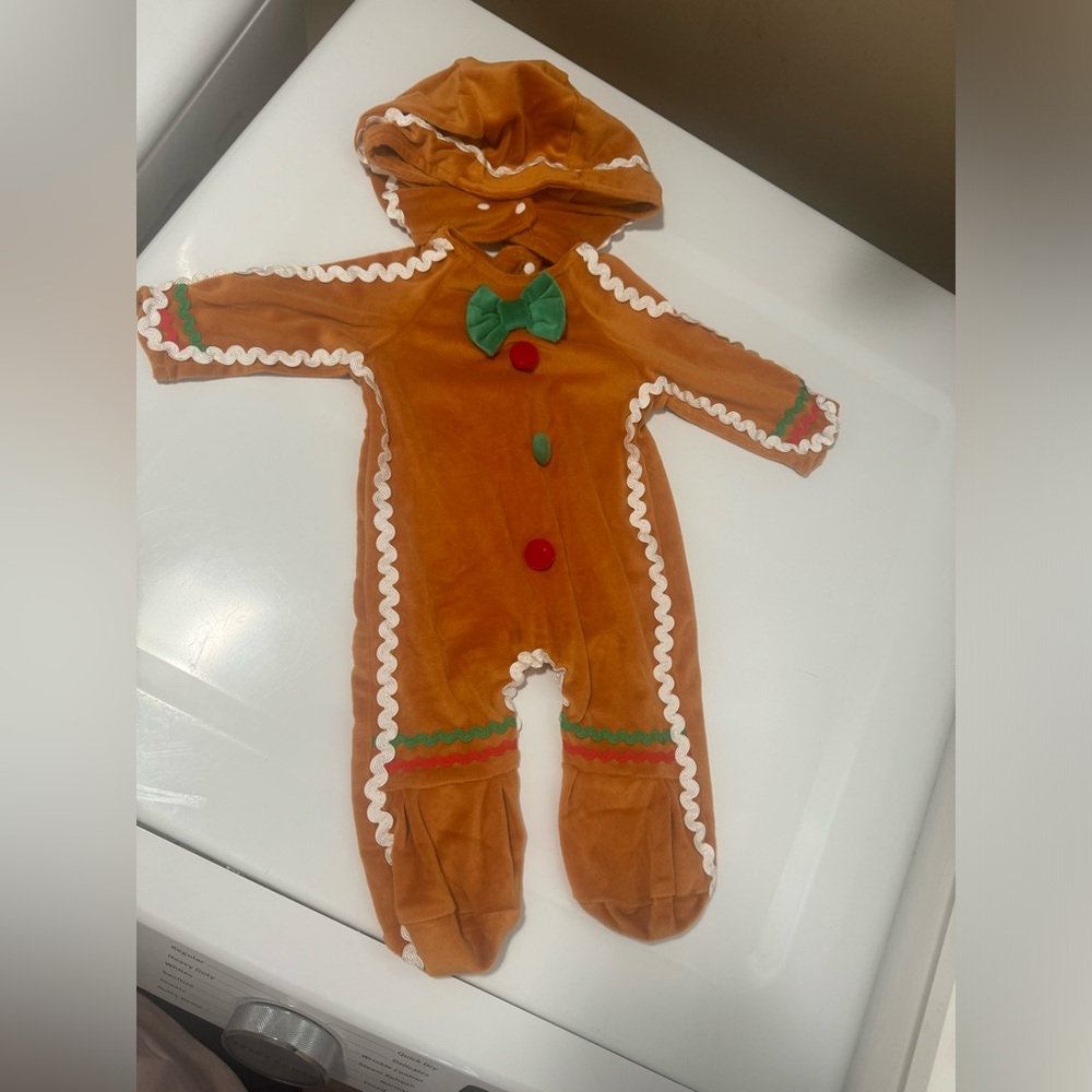 Gingerbread Baby Onesie Costume